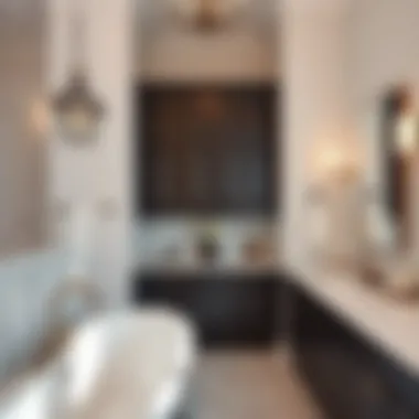 Elegant Integration of Cabinets Elegant integration of cabinets in bathroom decor