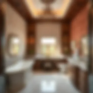 Luxurious Bathroom with AZ Cabinets Luxurious bathroom featuring AZ cabinetry