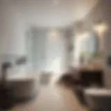 Sophisticated Modern Bathroom Elegant bathroom design with modern fixtures