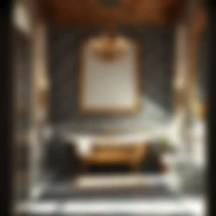 Luxurious bathroom featuring high-end materials