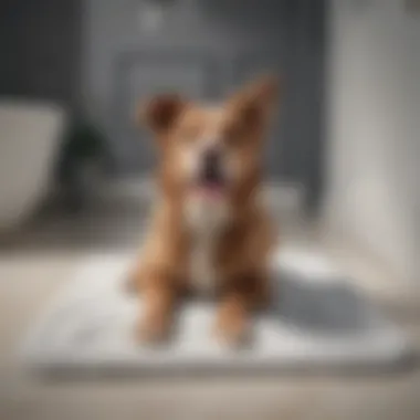 Soft and Absorbent Bath Mat Soft and absorbent bath mat designed for dogs