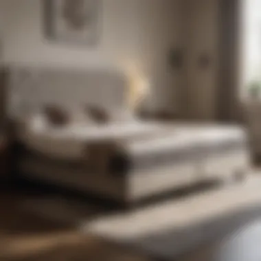 Elevate Your Comfort with Adjustable Features Adjustable bed frame with a plush mattress