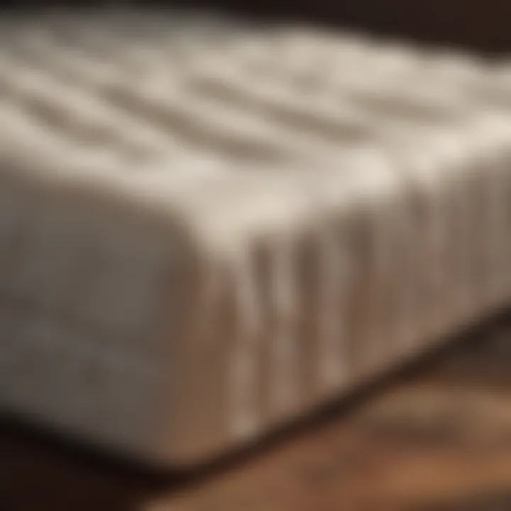 Eco-friendly latex mattress with natural materials