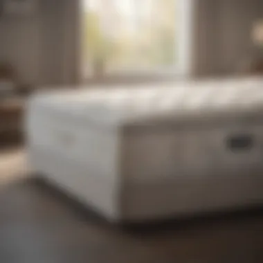 The Perfect Blend of Support and Softness Hybrid mattress showcasing unique layers