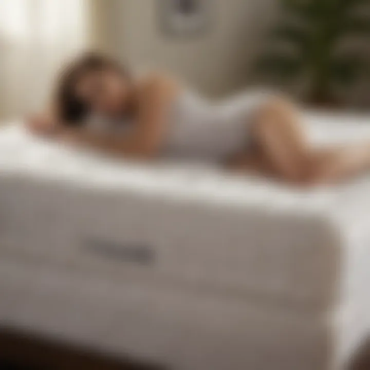 Graph illustrating the influence of body types on mattress comfort levels