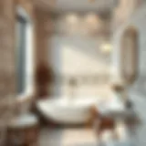 Contemporary Border Wall Tiles Elegant arrangement of border wall tiles showcasing contemporary design