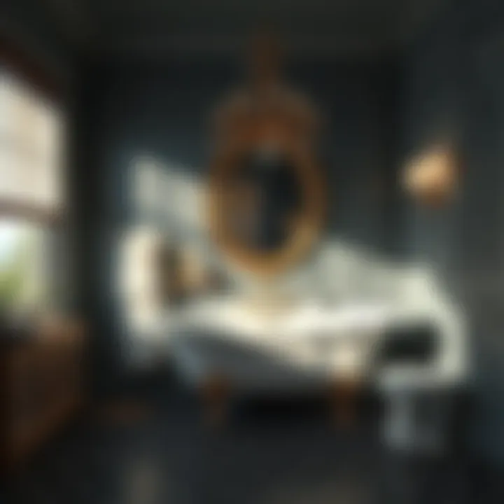 Luxurious bathroom featuring Aura paint finish