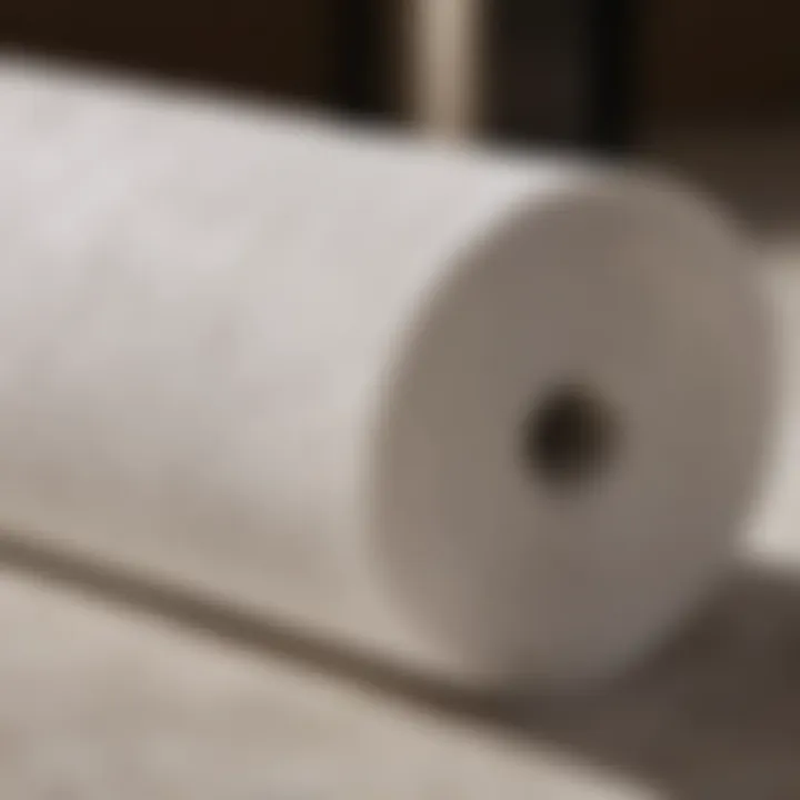 Close-up of the texture of premium paper towels