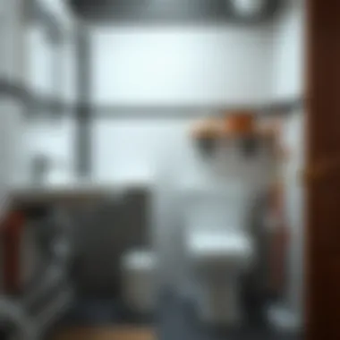 Plumbing requirements for garage bathroom