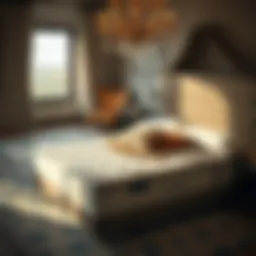 Casper mattress displayed in a cozy bedroom setting