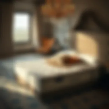 Cozy Casper Mattress in Bedroom Casper mattress displayed in a cozy bedroom setting