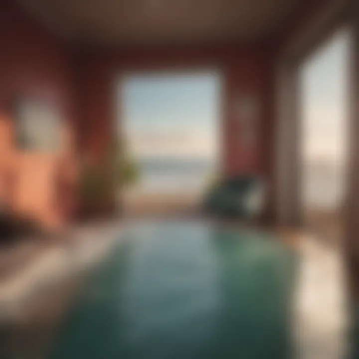 A vibrant color palette inspired by surf culture
