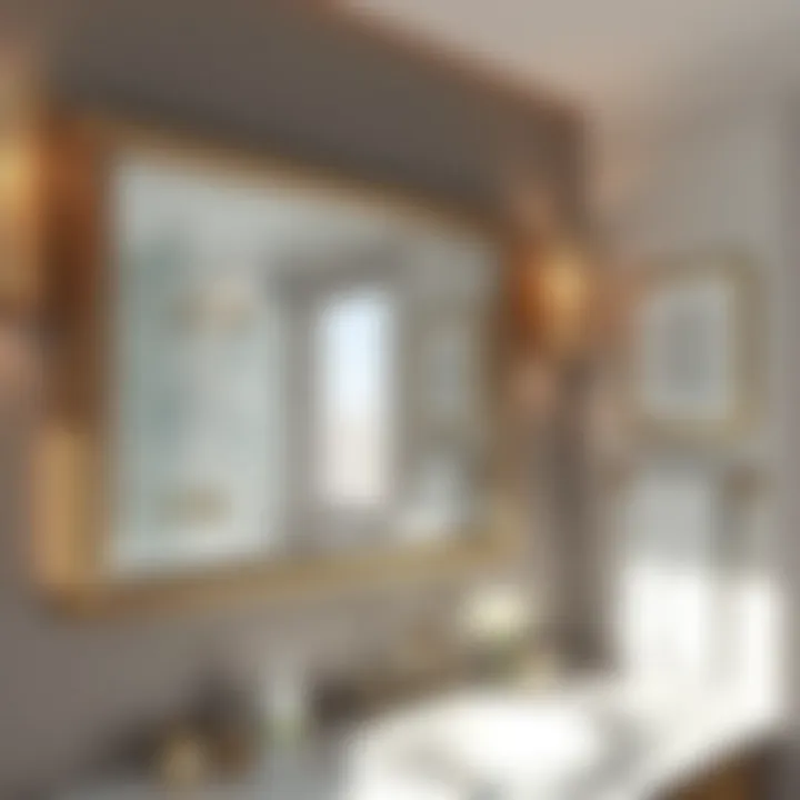 Diverse Materials: Choosing the Right Trim for Your Mirror Variety of trim materials for bathroom mirrors