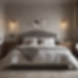 Elegant matte paint finish showcasing a tranquil bedroom atmosphere