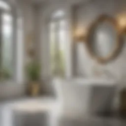 Elegant design of Maax bathtub surround showcasing modern aesthetics