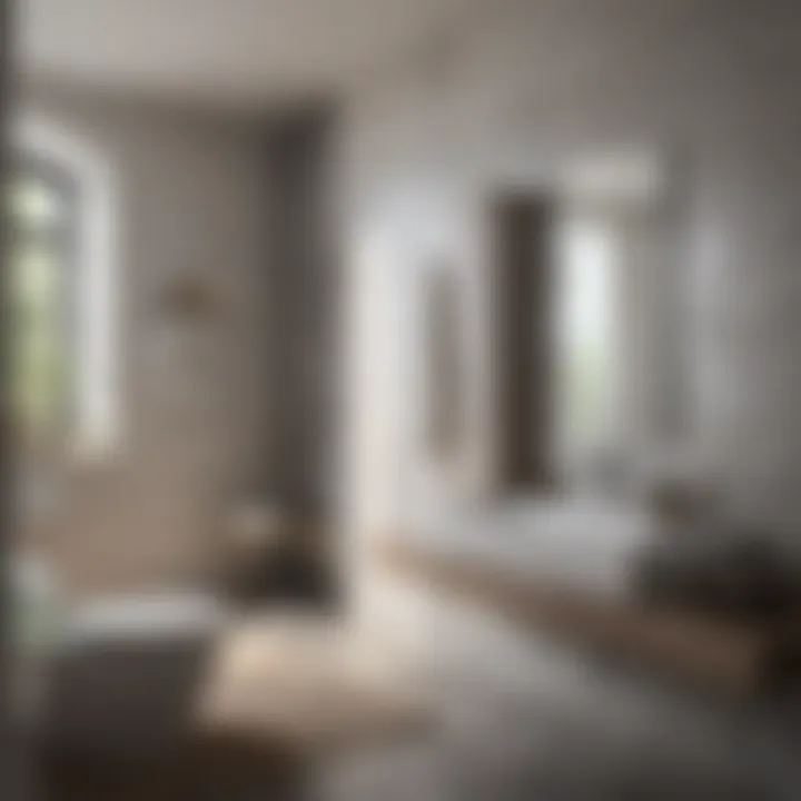 Before and after bathroom transformation
