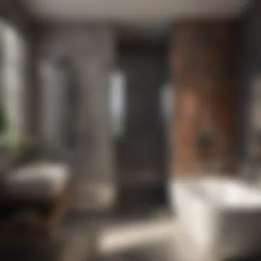 Modern Bathroom Renovation Design Modern bathroom renovation showcasing contemporary design