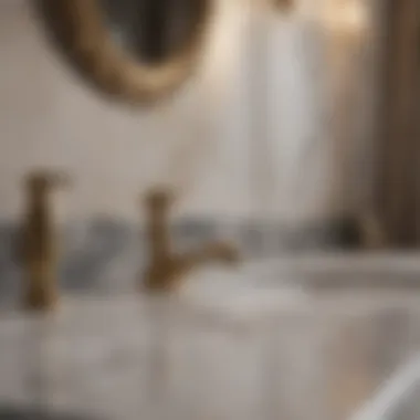Luxury Marble Countertops Elegant marble bathroom countertop showcasing luxury