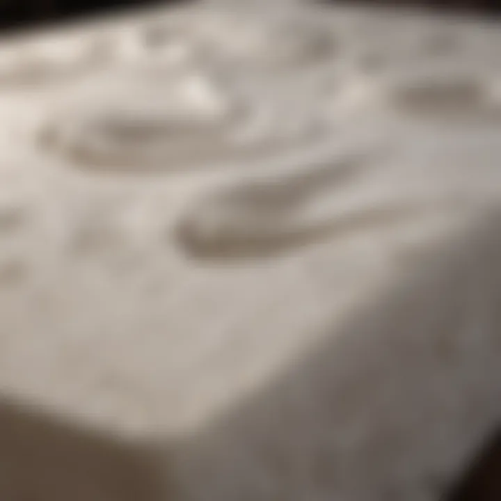 Memory foam mattress showcasing its contouring ability