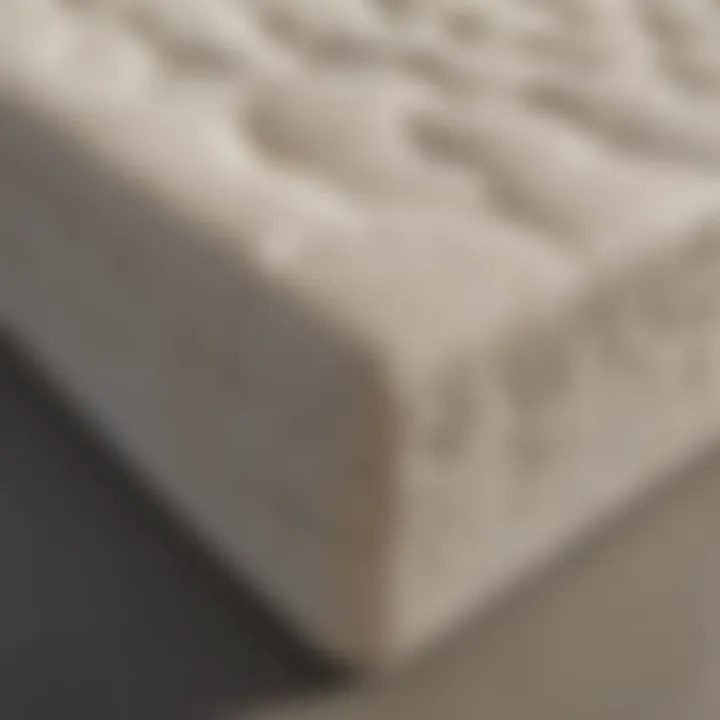 Durability test of a memory foam mattress