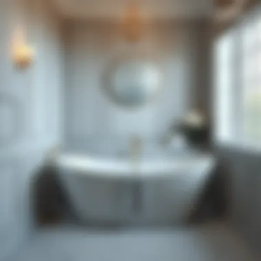 Functional 27-inch wide bathtub integrated into a compact bathroom layout