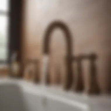 Diverse Styles of Bronze Faucets Variety of bronze faucets displayed