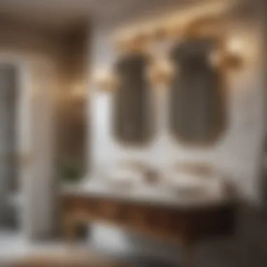 Bridging Eras: Vintage Art Deco in Modern Design Vintage-inspired Art Deco light fixtures enhancing a contemporary space