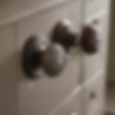 Diverse Styles of Bathroom Drawer Knobs Elegant bathroom drawer knobs showcasing various styles.