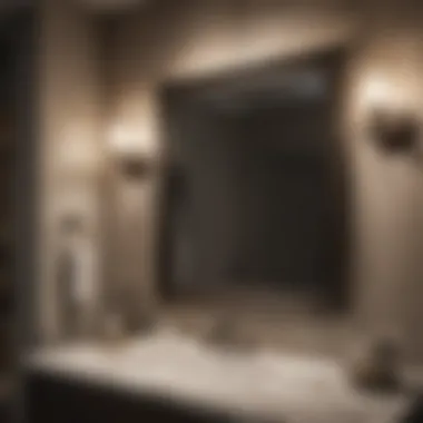 Restoration Hardware Style Elegance Elegant bathroom lighting fixture showcasing Restoration Hardware style