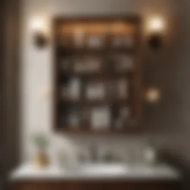 Sophisticated Medicine Cabinet Organization Elegant medicine cabinet with innovative organization