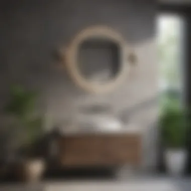 Modern Bathroom Vanity Design Stylish bathroom vanity showcasing modern design