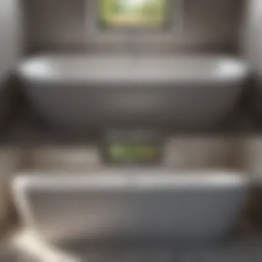 Bathtub Transformation Before and After Before and after comparison of bathtub transformation