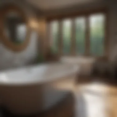 Consultation on Bathtub Renovation Plans Homeowner discussing renovation plans with a professional