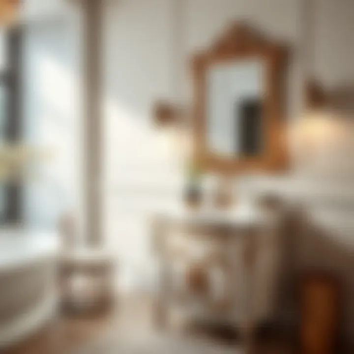 Elegant Design of Sink Cabinet Elegant small bathroom sink cabinet with drawers showcasing luxurious design