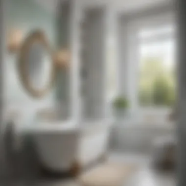 Timeless bathroom featuring classic white and pastels