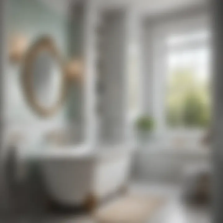 Timeless bathroom featuring classic white and pastels