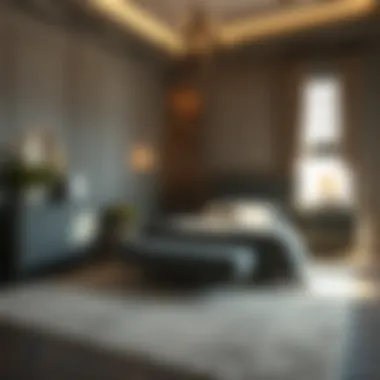 Sophisticated Grey Bedroom Design Sophisticated grey bedroom set showcasing modern design