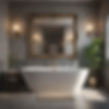 Tranquil bathroom decor creating a peaceful atmosphere