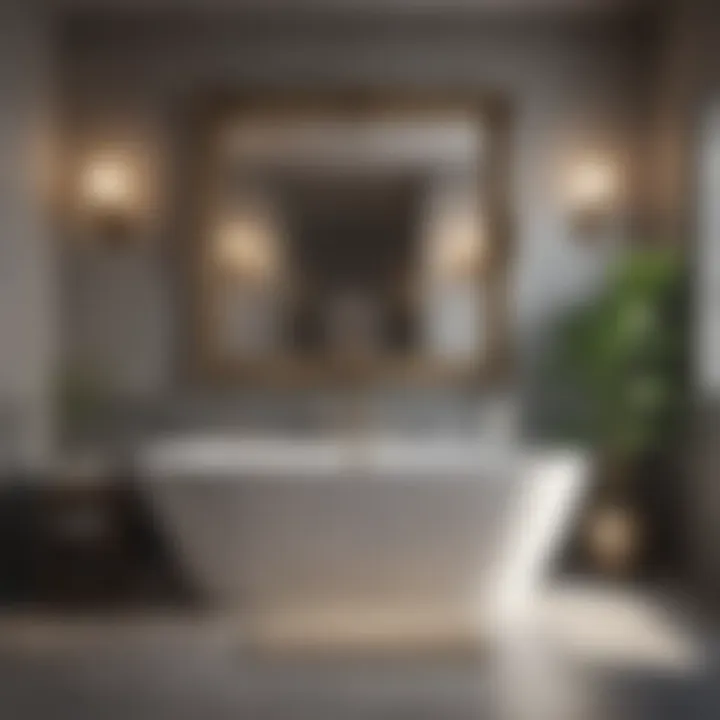 Tranquil bathroom decor creating a peaceful atmosphere