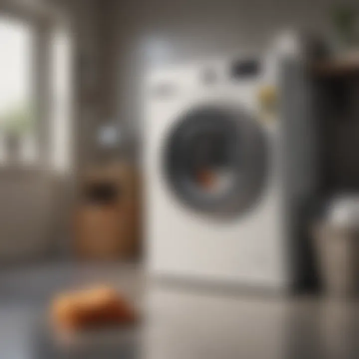 Infographic showcasing the environmental benefits of choosing safe laundry products.