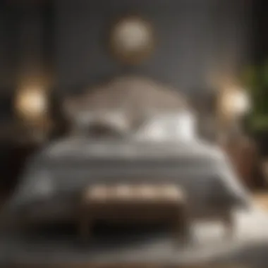 Lexington Bedroom Set in Modern Home Stylish Lexington bedroom set in a modern home setting