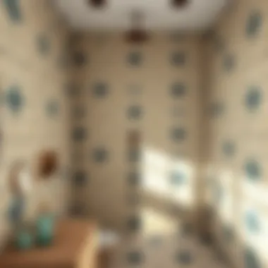 Charming Tile Patterns Charming tile patterns in a farmhouse bathroom shower