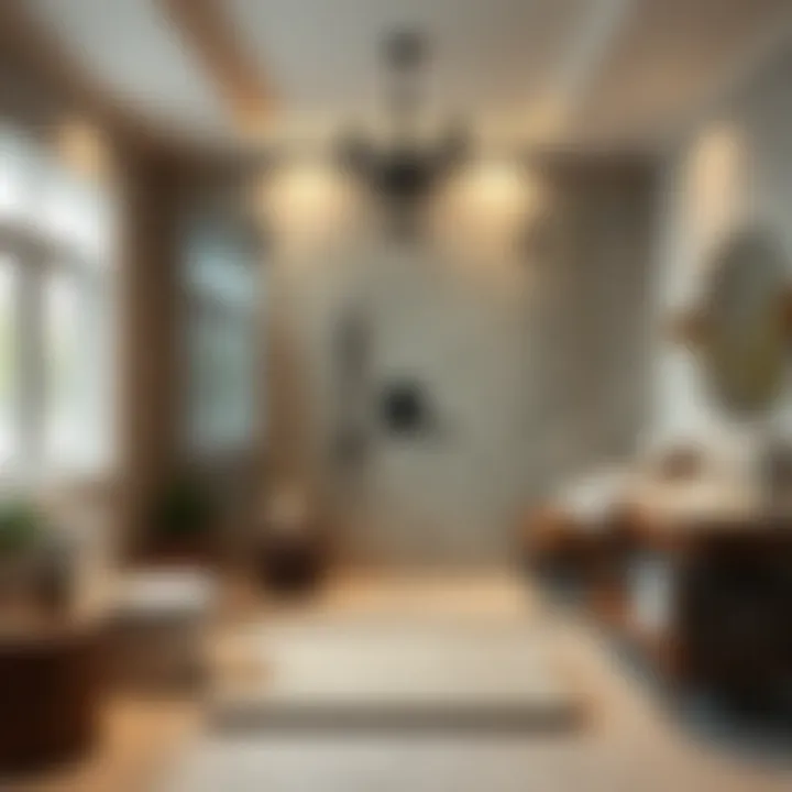 Luxurious Shower Space Luxurious shower space showcasing modern farmhouse decor