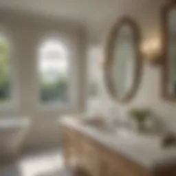 Elegant Pella bathroom window showcasing natural light