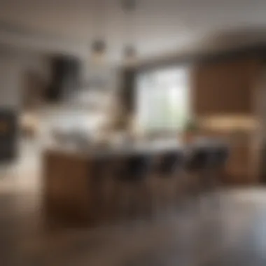 Sophisticated Kitchen Aesthetics Elegant kitchen design with modern fixtures