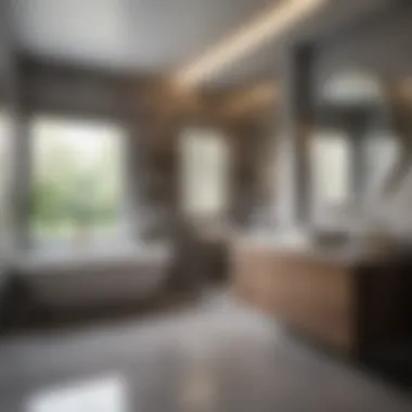 Contemporary Bath Design Stylish bathroom showcasing modern design elements