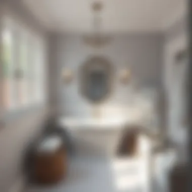 Showcasing before and after transformation of a bathroom space