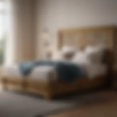 Comfortable bed with modern design and delivery benefits