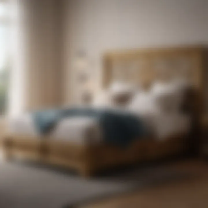 Comfortable bed with modern design and delivery benefits