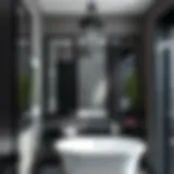 Exploring the Aesthetic and Functional Appeal of Black Trim Mirrors for Bathrooms Introduction